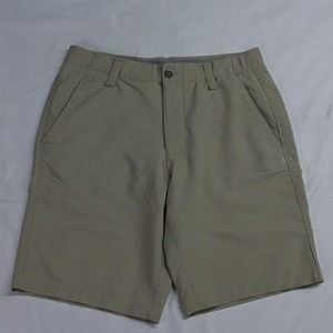 Under armour 32 x 9" Khaki Loose Fit‎ Match Play Flex 1253487 Golf Shorts